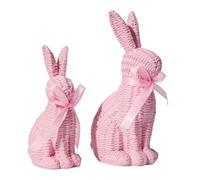 Easter Bunny Decoration - Cute Easter Figure Easter Decoration - and Rabbit Figures as Easter Decoration, for Living Room, Study, Children's Room, Bedside Table, Display Shelves, Bookshelves, Window