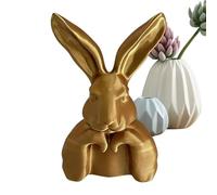 Easter Bunny Decoration - Cute Rabbit Table Ornament, Spring Holiday Figurine, Pastel Seasonal Decoration | Enchanting Centrepiece for the Large