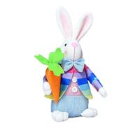 Easter Bunny - Doll Figure Easter Bunny Stuffed Animal, Cute Plush Toy for Kids Adults Girls Boys Girlfriend Valentines, Perfect for Children Birthday Spring Decor Sofa Bedroom Car
