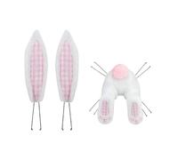 Easter Bunny Door Wreath Pendant Set Hanging Spring Door Decoration for Indoor Outdoor Home Wall Door Party Festival Spring Craft Welcome Decoration Gift