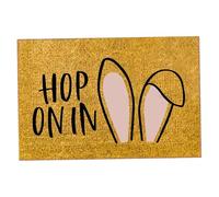 Easter Bunny Doormat - Welcome Mat for Entryway, Non Slip Spring Mat, Heavy Duty Home Decor | Perfect Use For Indoor And Outdoor Entrance Door, Celebrate