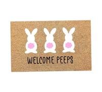 Easter Bunny Doormat - Welcome Mat for Entryway, Non Slip Spring Mat, Heavy Duty Home Decor | Perfect Use For Indoor And Outdoor Entrance Door, Celebrate