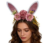 Easter Bunny Ear - Cute Cartoon Sequin Headwear | Soft Glitter Party Costume Decoration | Easter Bunny Headband, Cute Cartoon Sequin Headwear For Kids Adults Street Style Party Cosplay