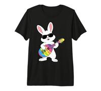 Easter Bunny Easter Egg Guitar Rock N Roll Star Music Kids Premium T-Shirt