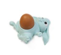 Easter Bunny Egg Cup Holder - Cute Rabbit for Boiled Eggs Breakfast Table Accent Novelty Souvenir Gift Idea Spring Decor Keepsake Accent Animal (Sky Blue Bunny)