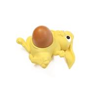 Easter Bunny Egg Cup Holder - Cute Rabbit for Boiled Eggs Breakfast Table Accent Novelty Souvenir Gift Idea Spring Decor Keepsake Accent Animal (Sunshine Bunny)