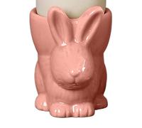 Easter Bunny Egg Cup, Keep Eggs Upright Ceramic Boiled Egg Holder, Novelty Funny Kids Eggs Cup, Elegant Centerpiece Storage Bowl, 3D Rabbits Breakfast Eggs Tray Stand, for Kitchen Supplies