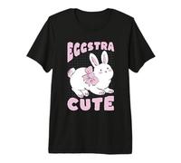 Easter Bunny Eggstra Design Spring Holiday Cute Premium T-Shirt