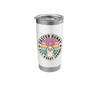 Easter Bunny Est Every Spring Retro Pastel Stainless Steel Insulated Tumbler