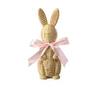 Easter Bunny Figures | Rabbit Statue of Resin - Country Easter Decorations - for Desk, Tabletop, Indoor Garden, Holiday, Car, Tabletop, Living Room