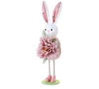 Easter Bunny Figurines, Easy to Position and 6x6x20cm, Bunny Hanging Doll, Ornaments, Soft Rabbit Decorative Cute Com