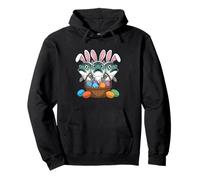 Easter Bunny Fish With Eggs Funny Fishing Pullover Hoodie