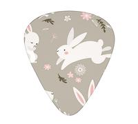 Easter Bunny Floral High-Quality, Wear-Resistant And Tough Guitar Picks Give You A Different Musical Experience