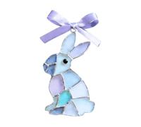 Easter Bunny for Desk | Spring 2D Flat Collectible - Easter Bunny with Carrot Statue | for Bookshelf Windowsill Bedside Beach Party Wedding Housewarming