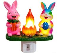 Easter Bunny for Night Light Animal Shape Bed Lamp Modern for Decoration | Adorable rabbit design, soft warm white light, ideal party decoration for Easter, bedroom