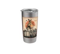 Easter Bunny Funny Japanese Kaiju Egg Hunt Joke Stainless Steel Insulated Tumbler
