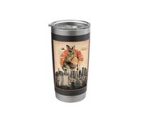 Easter Bunny Funny Japanese Kaiju Egg Hunt Joke Stainless Steel Insulated Tumbler