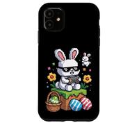 Easter Bunny Gaming With Eggs All Day Case for iPhone 11
