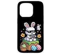 Easter Bunny Gaming With Eggs All Day Case for iPhone 15 Pro