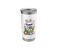 Easter Bunny Gaming with Eggs All Day Stainless Steel Insulated Tumbler