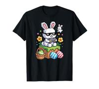 Easter Bunny Gaming with Eggs All Day T-Shirt