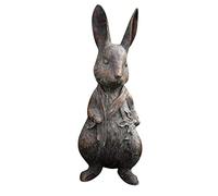 Easter Bunny Garden Statues Outdoor, Acrylic Resin Garden Sculptures & Statues, Large Lawn Yard Courtyard Art Decoration, Cute Creative Rabbit Animal Ornaments Gifts