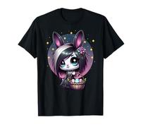 Easter Bunny Goth Girl Emo Gothic Whimsigoth Style Graphic T-Shirt