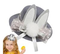 Easter Bunny Hair Clip, Rabbit Ear Hair Clip, Hair Clips with Rabbit Ears, Top Hat, Hair Accessories, Party Accessories, Easter Decoration for Children, Adults, Children, Girls