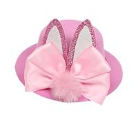 Easter Bunny Hair Pins, Easter Bunny Hair Clip, Hair Clips with Rabbit Ears, Top Hat Hair Accessories, Comfortable Easter Decoration for Children's and Girls Easter Party