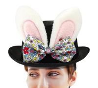 Easter Bunny Hat - Cute Costume Rabbit Hat with Ears,Exquisite Easter Cosplay Props, Festive Rabbit Costume Hats for Women, Men for Halloween, Photography