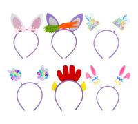 easter bunny headband, bunny ears headband, easter theme bunny headband, fun easter headwear, easter hair hoops for easter party, bunny theme party, role-play