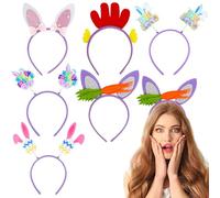 Easter Bunny Headband, Rabbit Ears Headband, Cute Rabbit Ears Headband, Fun Easter Headwear, Easter Hair Hoops for Easter Party, Bunny Theme Party, Game