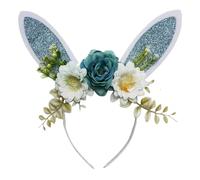 Easter Bunny Headband - Soft Glitter Cartoon Accessory, Kids Party Favor | Cute Sequin Ear Headwear for Holiday Gatherings Birthday Christmas Cosplay Fun