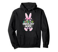 Easter Bunny Just an Eggcellent Oncology Nurse Easter Day Pullover Hoodie