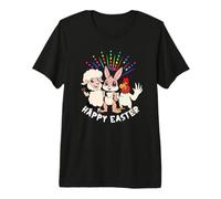 Easter Bunny Lamb and Hen - Happy Easter Premium T-Shirt