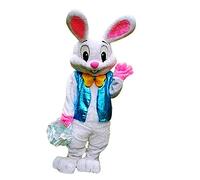 Easter Bunny Mascot Costume Rabbit Cartoon Fancy Party Dress Performance Suit Adult Costume
