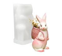 Easter Bunny Mold | 3D Craft Easter Casting Supplies | Candle Making Molds - For Art Masters Craft Enthusiasts Creative Hobbies Workshops Projects