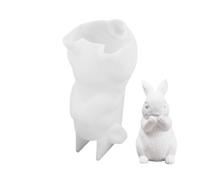 Easter Bunny Mold, Bunny Silicone Mold | Easter Rabbit Statue Craft Mold | Easy Release Epoxy Resin Casting for Beginners for Mama