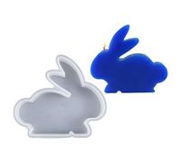 Easter Bunny Mold | Easy Release Reusable Craft Supplies,Cute Easter Bunny Mold Silicone - for Candle Soap Making Wax Plaster Epoxy Resin Home Decor Art Projects Party Favors