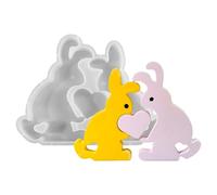 Easter Bunny Mold For Resin Casting - Silicone Concrete Molds,Epoxy Resin Mold - For Party Planners Holiday Power Home Building Workshops Mother's Day Birthday