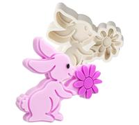 Easter Bunny Mold, Rabbit Silicone Mold - Chocolate Candy Mold Food Resin Resin Silicone Resin | Candle Making Supplies, Easter Table Decoration Faith