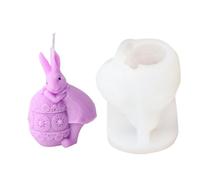 Easter Bunny Mold - Reusable Easy Release Crafting Tools | Easter Rabbit Resin Molds Silicone,for Candle Soap Making Resin Epoxy Wax Home Decor Party Favors Arts & Crafts Holiday