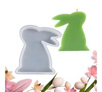 Easter Bunny Mold,Reusable Non-Stick Crafting Tools - Resin Molds Silicone Desk Decor - for Soap Candle Plaster Epoxy Resin Home Decor Arts & Crafts Party Spring Holiday