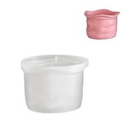 Easter Bunny Mold, Silicone Candle and Soap Mold with Bunny Ear Design, DIY Craft Molds for Plaster Resin, Reusable, Easy Demolding (The Bottom of The Cup)