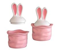 Easter Bunny Mold, Silicone Candle and Soap Mold with Bunny Ear Design, DIY Craft Molds for Plaster Resin, Reusable, Easy Demolding (a Set)