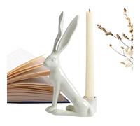 Easter Bunny Motif Candle Holder for - Pillar Candles Spring Decoration Made of Resin, Crafts Home Candle Holder, Rabbit Shape Table and Fireplace The Multipurpose Outdoor Indoor Utility