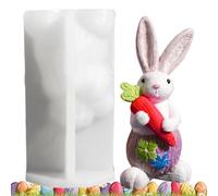 Easter Bunny Mould - 3D Casting Moulds for Decorative Figures Crafts - Epoxy Resin Casting Moulds for Creative Projects, for Use in the Room, Party, Wedding, Holiday, at the Table, at Dinner and at H