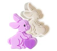 Easter bunny mould, rabbit silicone fosrm booky mould smoft hate comb