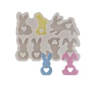 Easter Bunny Mould - Silicone Cement Casting Mould - Cement Moulds for Home Decoration | For Art Teachers Holiday Crafters Creative Hobbyists DIY Themed Events Workshops Activities on the Week