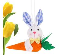 Easter Bunny Ornaments - Dangling Rabbit Ornaments' Spring Tree, Stuffed Animal Warming Trees Decoration | 14cm/5.5" Rustic Backpack, Arr